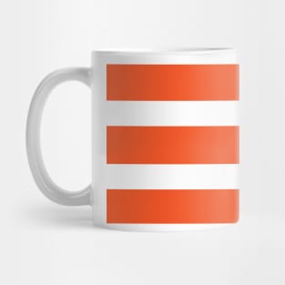 Persimmon stripes Mug